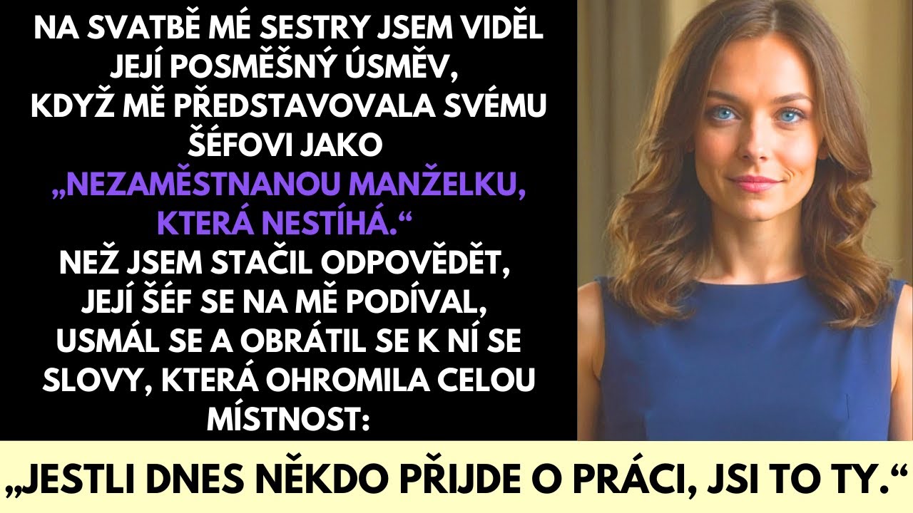 Na Svatbě Mé Sestry Se Mi Smála Jako Nezaměstnané—Dokud Její CEO Neodhalil Mé Bohatství