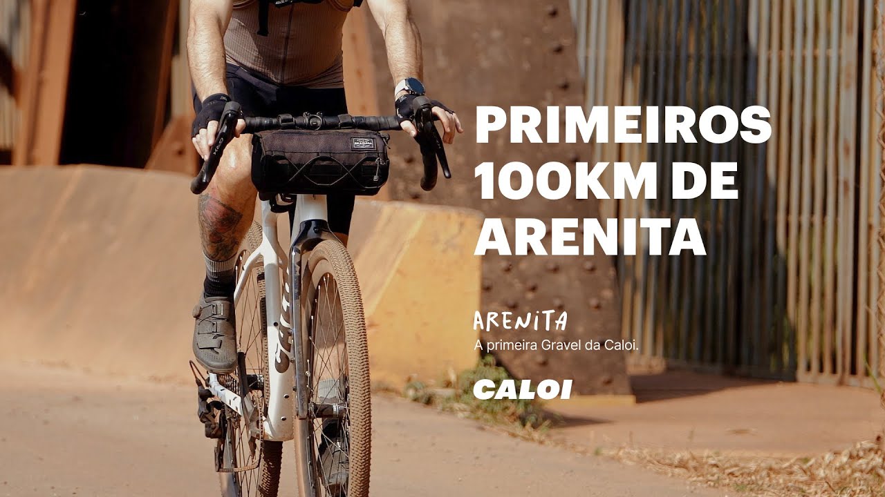 PRIMEIROS 100KM DE ARENITA, primeira gravel da Caloi  #gravel #caloi #bike