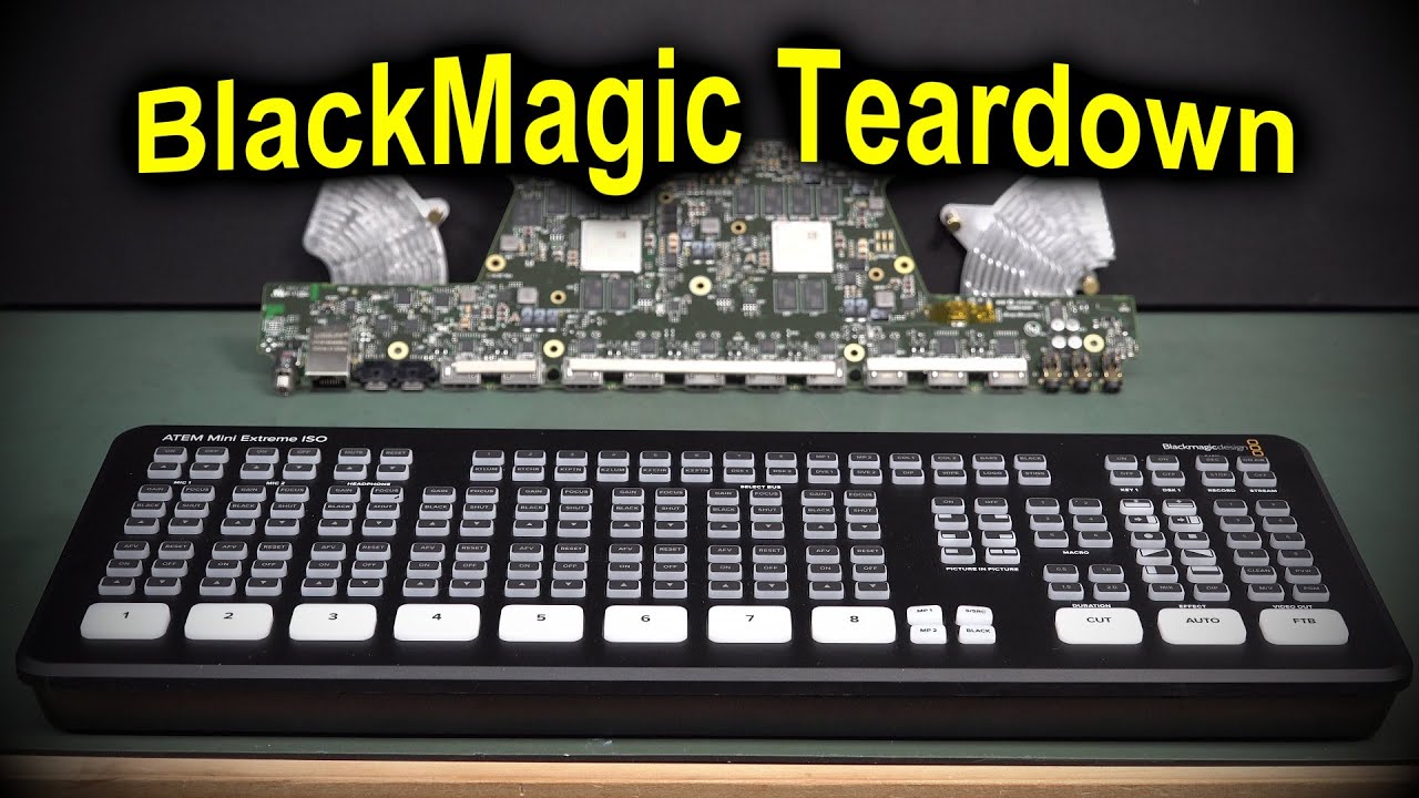 EEVblog 1396 - BlackMagic ATEM Mini Extreme ISO TEARDOWN