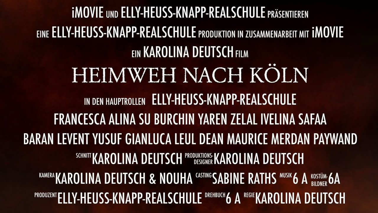 Heimweh nach Köln   Willi Ostermann   Elly Heuss Knapp Realschule