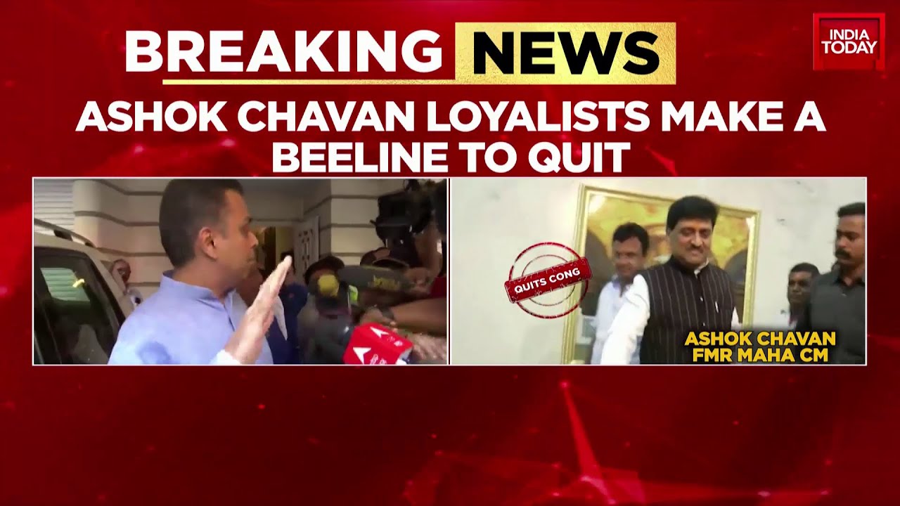 Setback To India Bloc As Ex-Maharashtra Chief Minister Ashok Chavan Loyalist Quits Congress