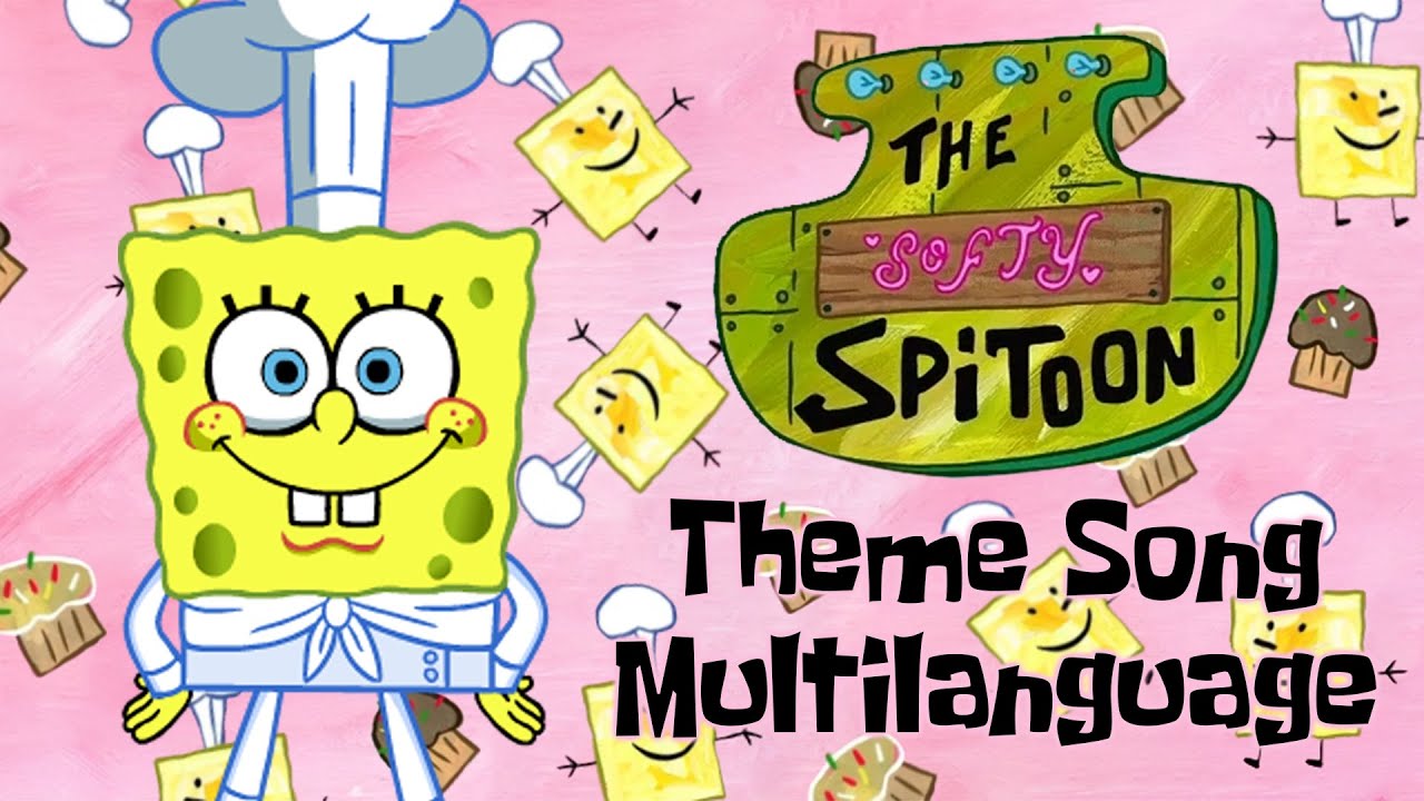 Песня из мультфильма «Губка Боб Софти Спитун» НА МНОГОЯЗЫЧНОМ УРОВНЕ!!!