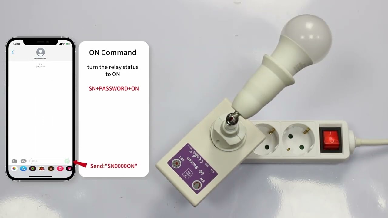 SC1 WLTE TVC 16A GSM SMS Temperature Controller Socket