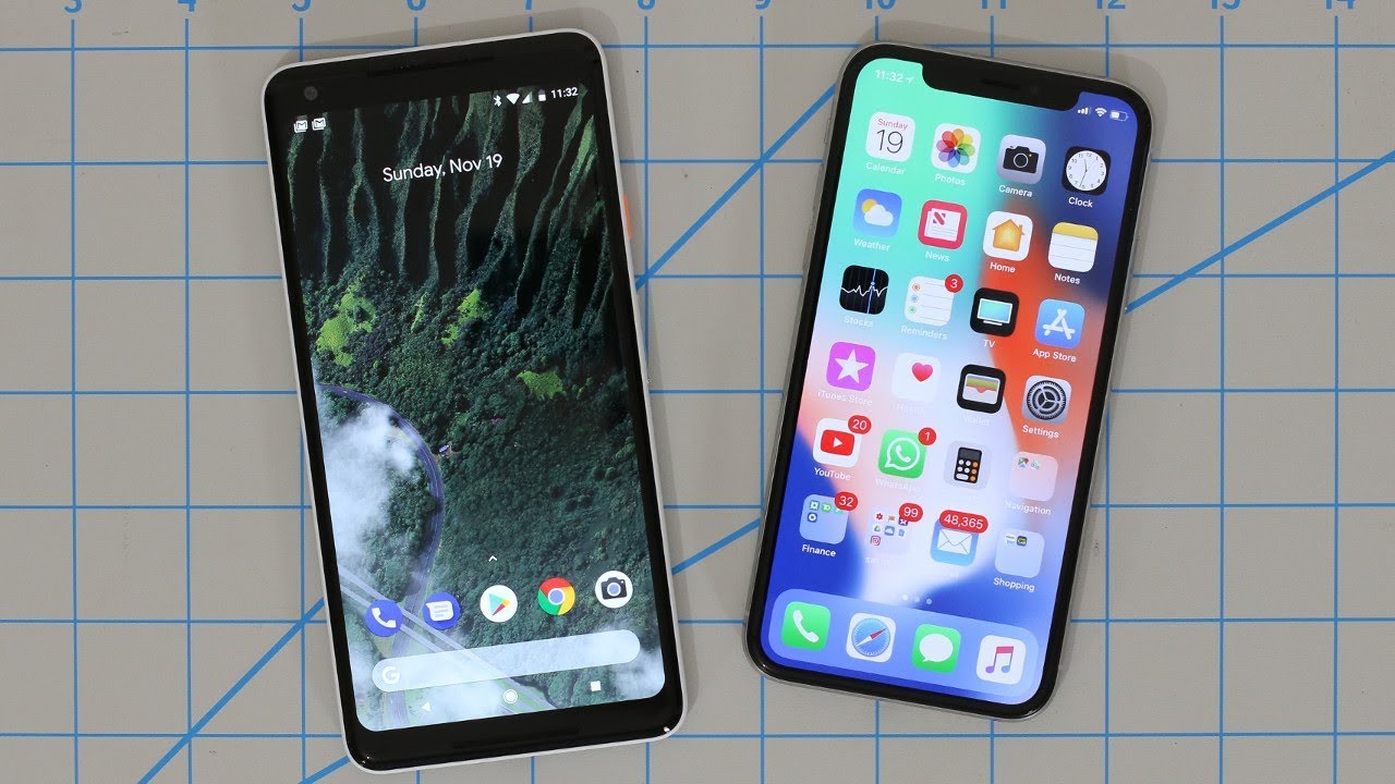 Pixel 2 XL vs iPhone X: Stereo Speaker Test, which one is Louder & Richer?