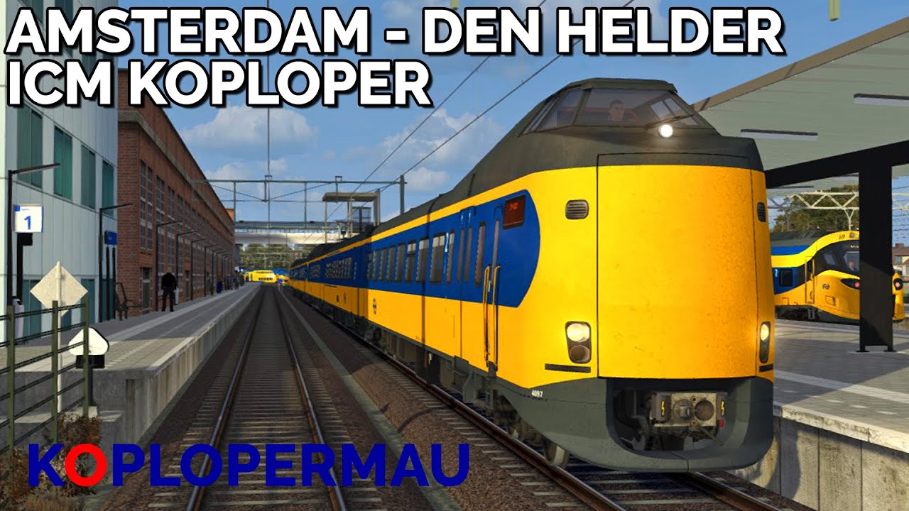 Train Simulator 2022: Amsterdam Centraal - Alkmaar - Den Helder met de NS Koploper!