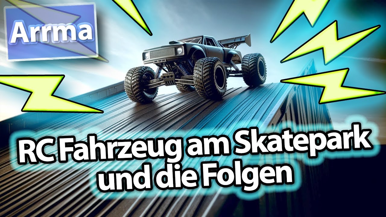 Arrma Notorious Folge 4: Schadensaufnahme und Infos zu den ersten Sprüngen am Skatepark #rccar