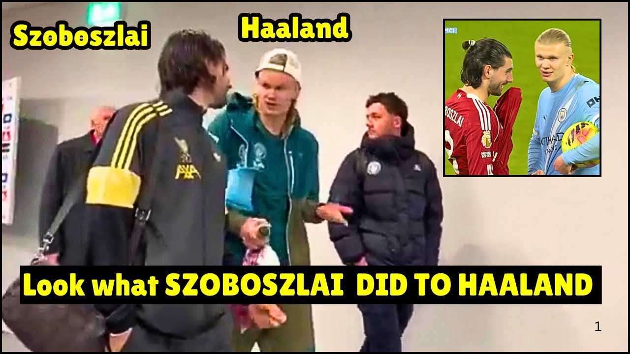 Szoboszlai DID THIS To Haaland After his RED-CARD offense against Mancity Last night 