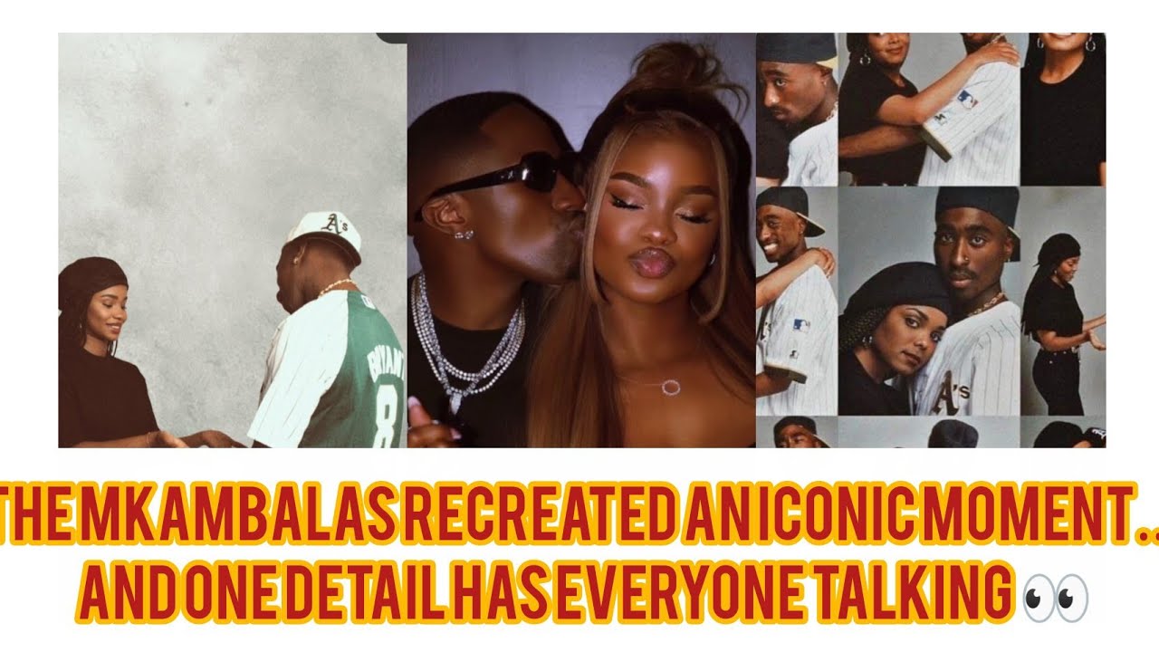 The Mkambalas Recreated An Iconic Moment… And One Detail Has Everyone Talking 👀