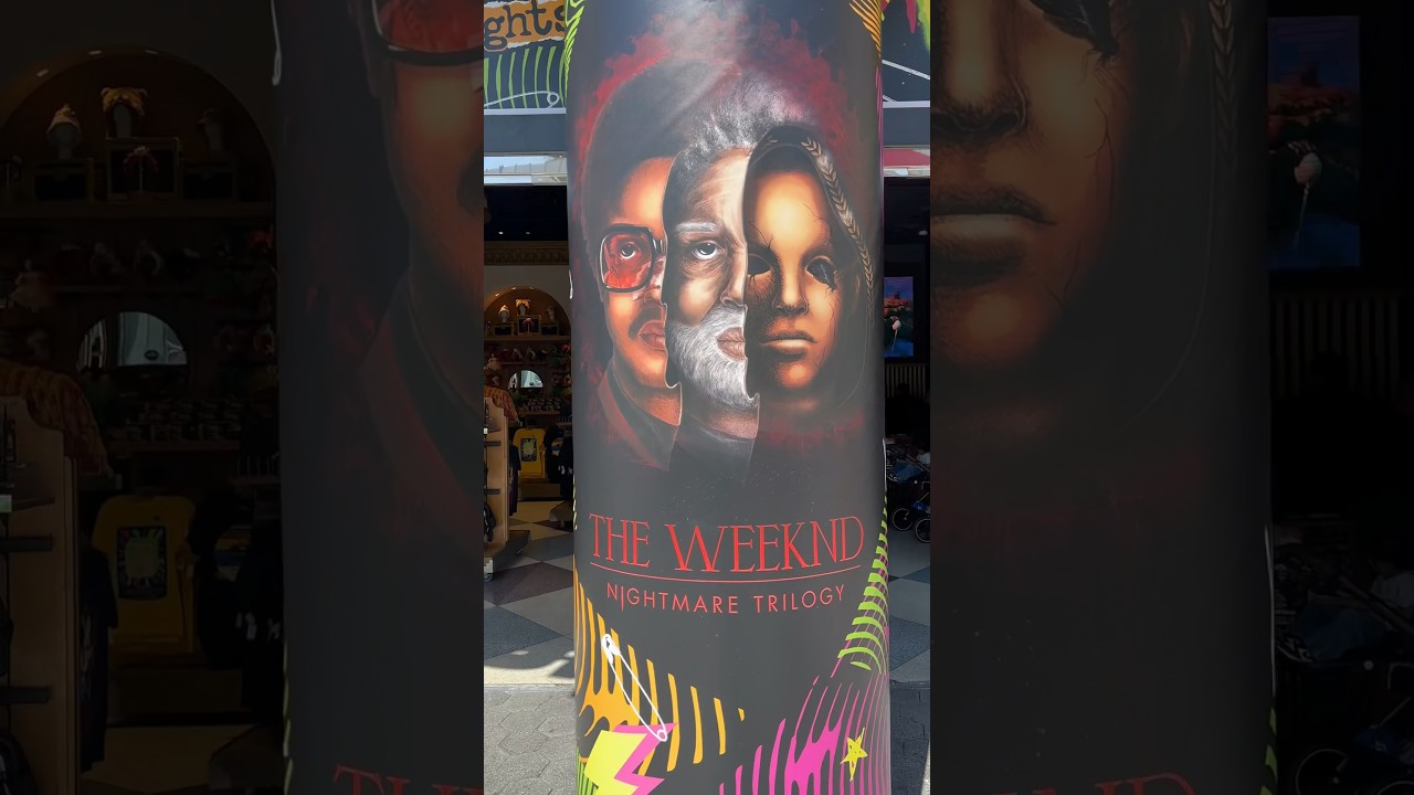 The Weeknd: Nightmare Trilogy merch has arrived at Universal Studio Store in City Walk!