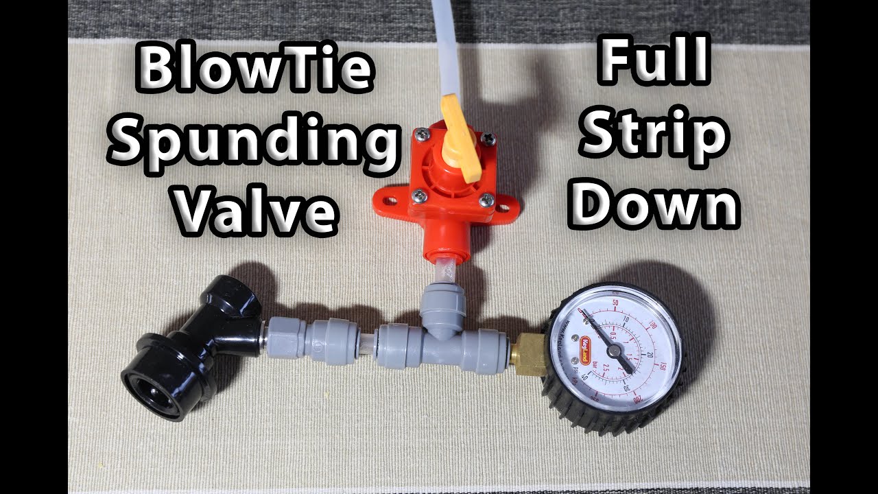 BlowTie Spunding Valve full strip-down for cleaning