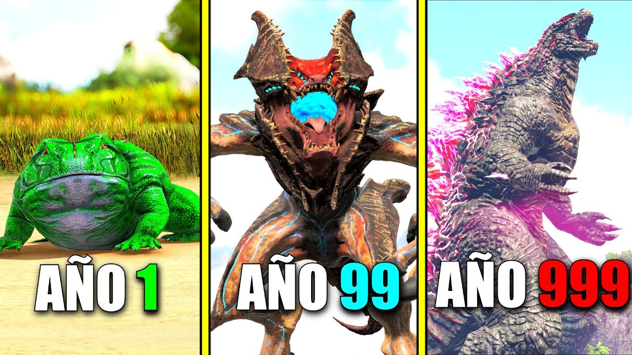 Sobreviví 999 AÑOS como KAIJUS de ARK (Pelicula)