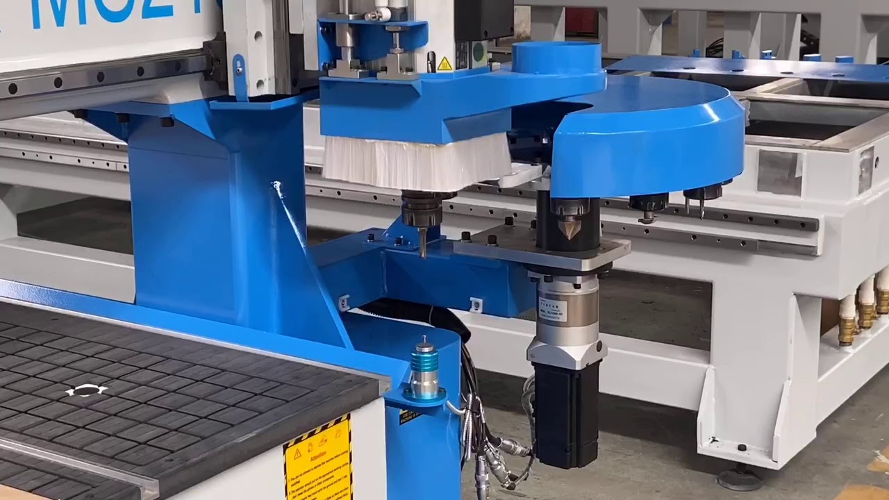 Carousel ATC cnc router changing tool bit quickly