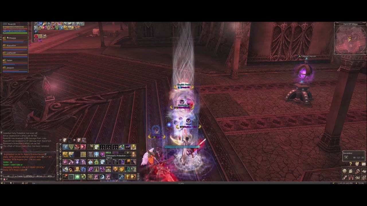 Vortex vs GoldWar PVP - lineage Ertheia server