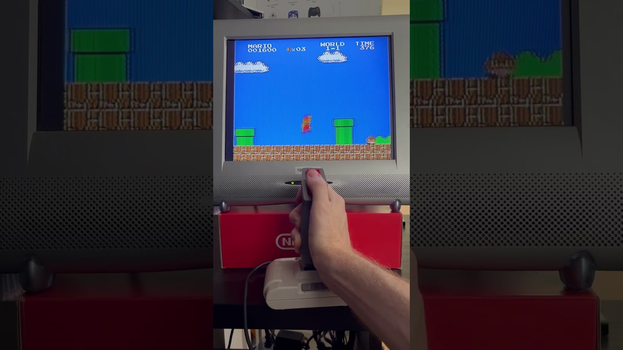 Super Mario Bros With NES Joystick