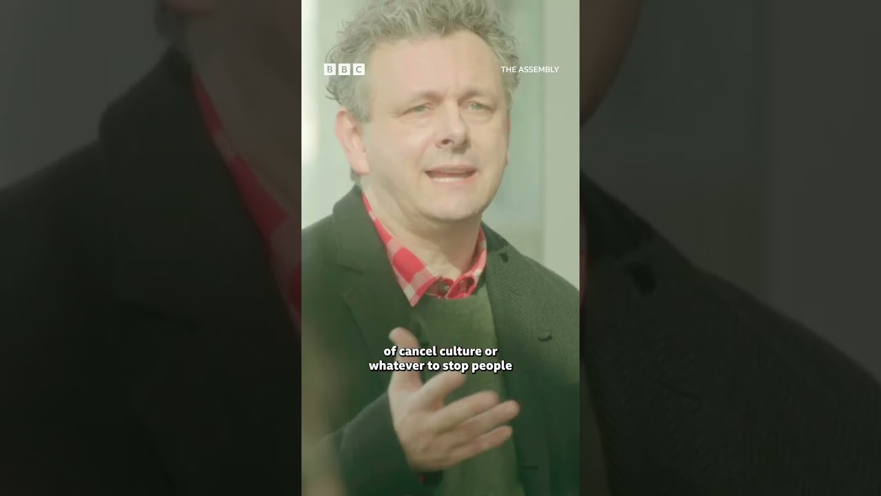 Michael Sheen talking about cancel culture on The Assembly
