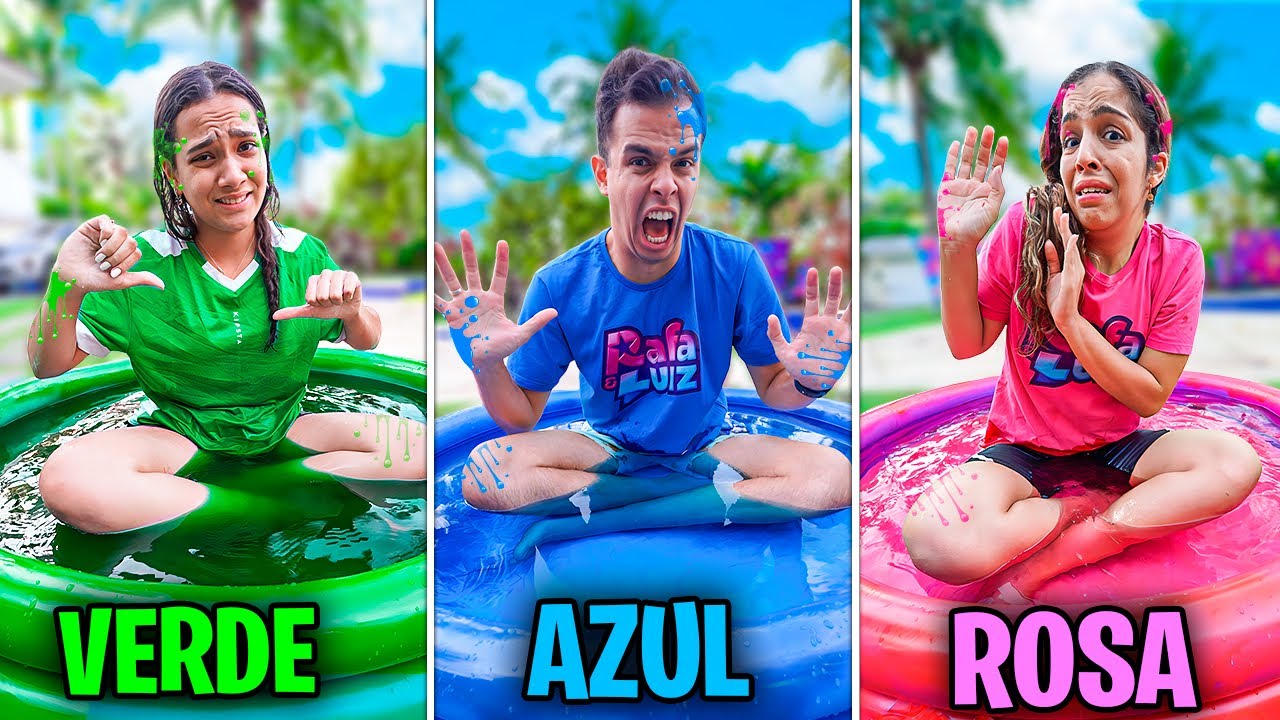 QUEM FICAR MAIS TEMPO NA PISCINA DA SUA COR VENCE!