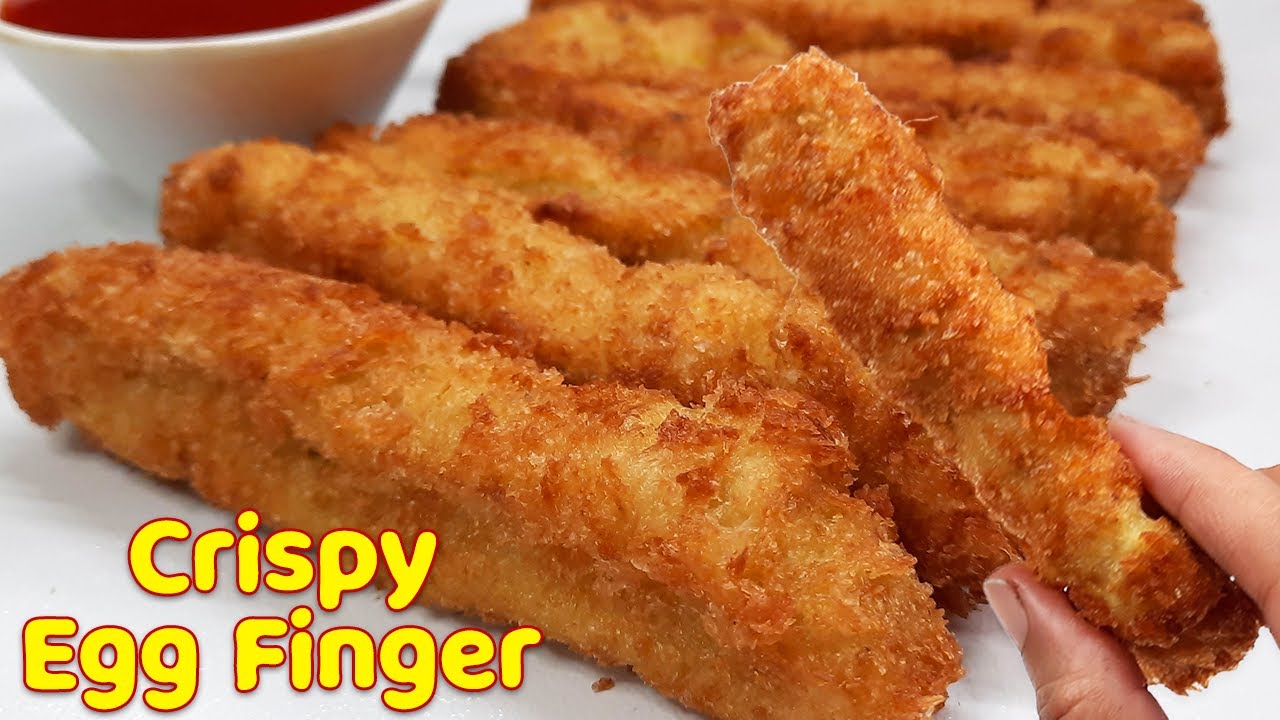 Crispy egg fingers recipe - Crunchy egg fingers - Easy tea time snacks - New Recipes
