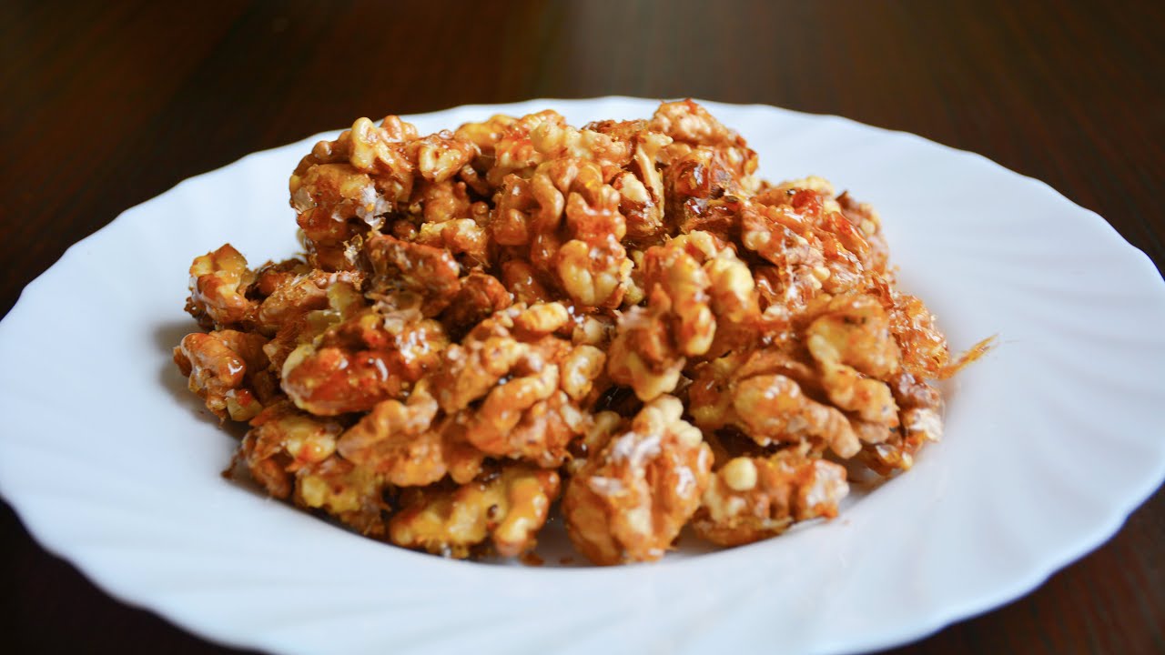 Yummy dessert amber walnut food recipes mouthwatering snacks