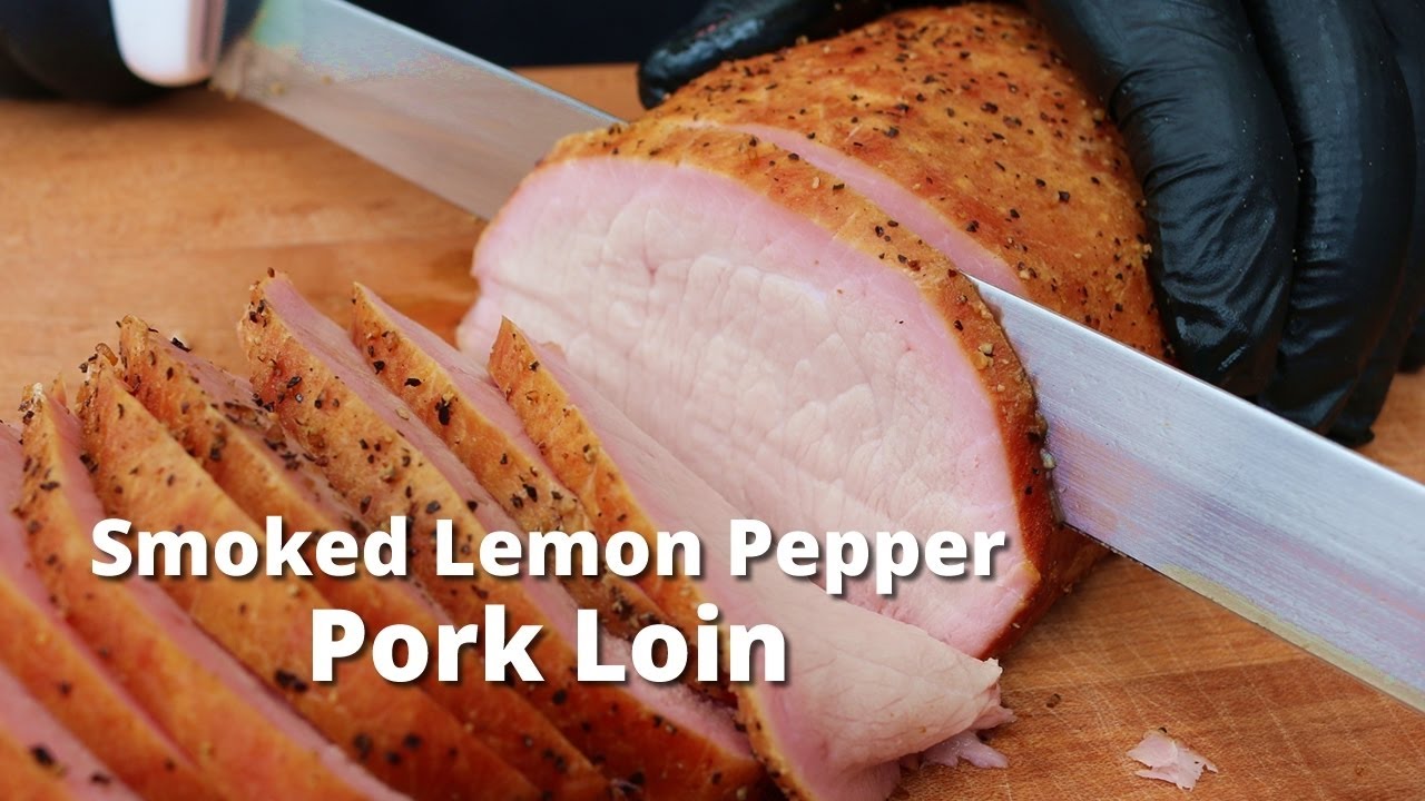 Smoked Lemon Pepper Pork Loin | Smoked Pork Loin Sandwiches on Yoder Pellet Grill