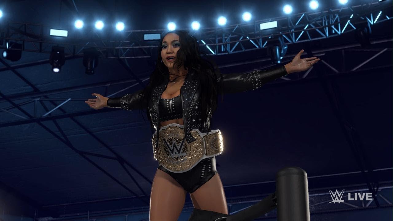 WWE 2K24 - Roxanne Perez VS Michin