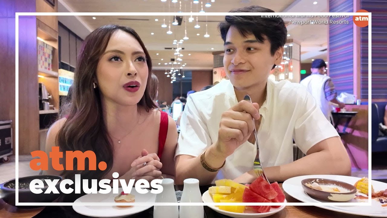 Vince Maristela and Cheska Fausto at the International Manila Food Festival! | ATM Online Exclusive