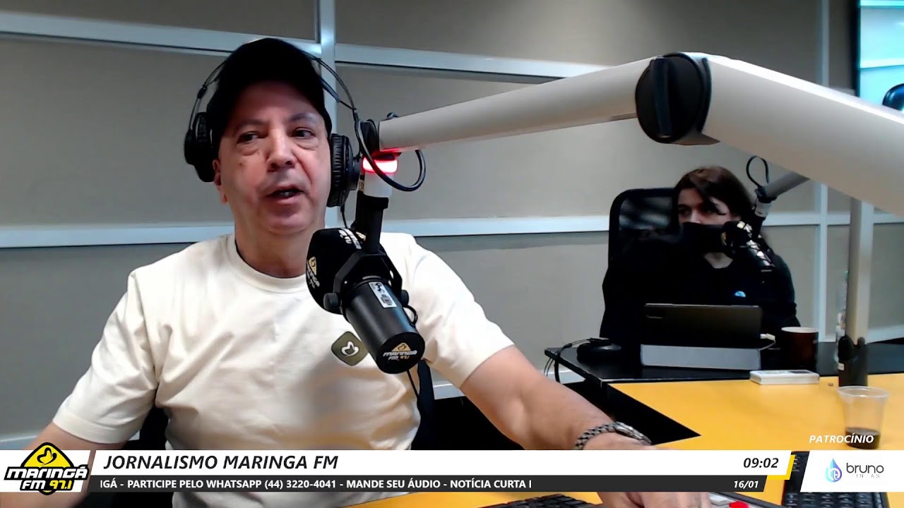 Jornalismo Maringá FM - 16/01/2025