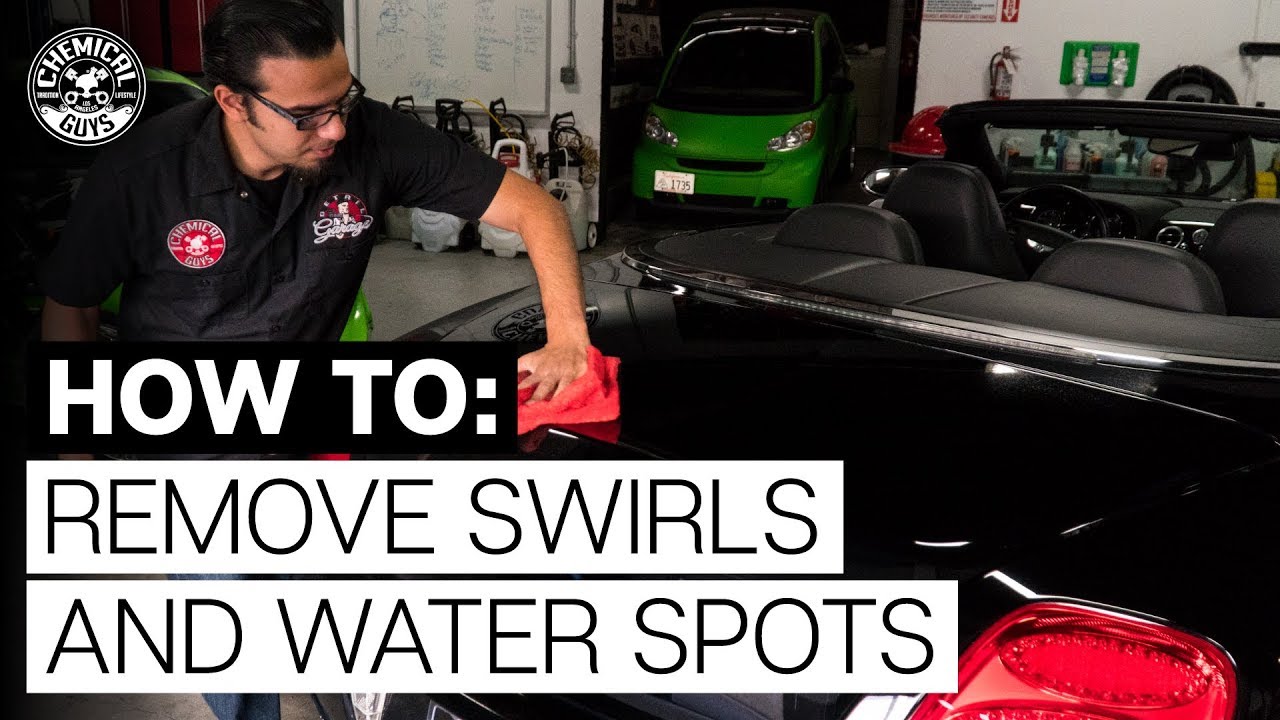 How To Remove Swirl Marks And Water Spots In One Step | Chemical Guys Car Care