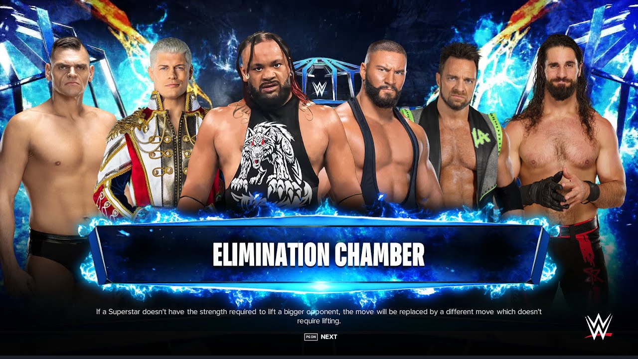 Six Men Locked In Steel | Men’s Elimination Chamber Match – 2026