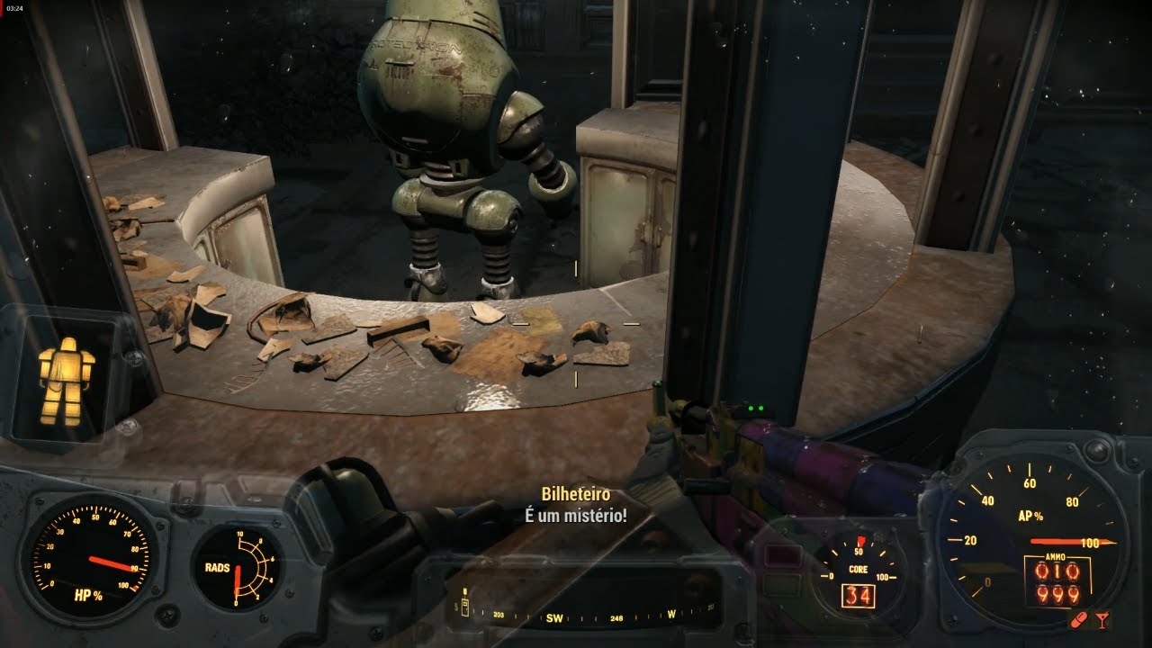 Fallout 4 Nuka-World: Miss&atilde;o Mans&atilde;o Misteriosa Grandchester - Armadilhas e Zachariah #part123