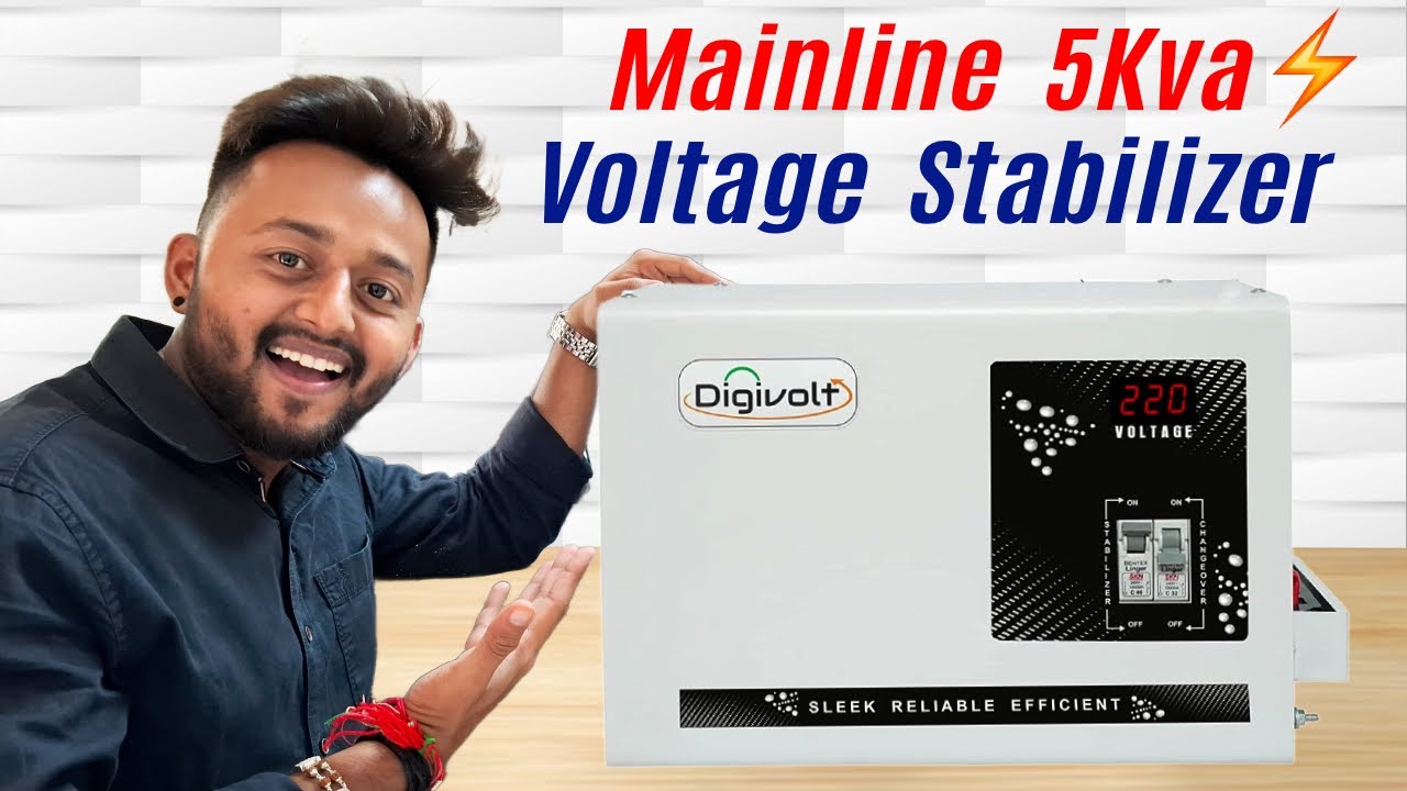 Unboxing Digivolt T483RX 5Kva Mainline Voltage Stabilizer | Shivam Solanki