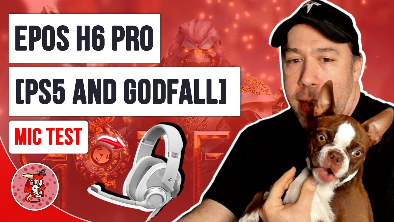 EPOS H6 Pro Mic Test with PS5 and Godfall