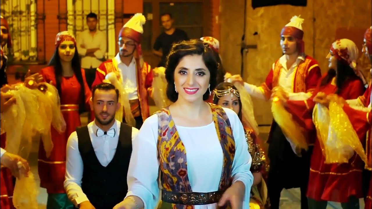 كليب تيبا هاوار  الفنانة افين شاه Evin sah    اغنية فلكلورية عفرينية حنه بينن   hen&ecirc; b&icirc;nin