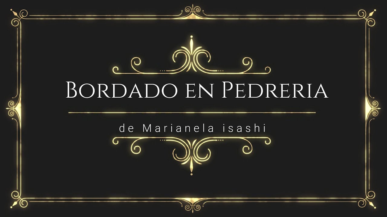 Info curso de bordado en Pedrería Online y presencial