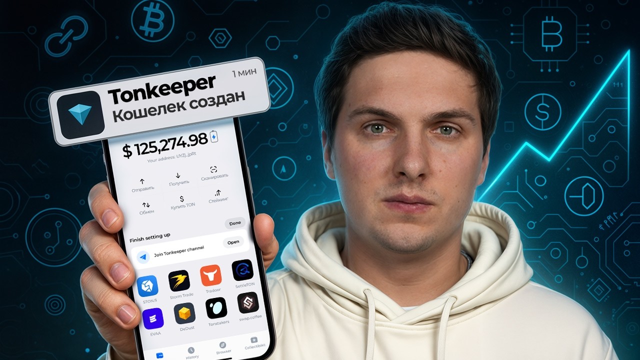 Tonkeeper Кошелек (2026) Полная ИНСТРУКЦИЯ по Использованию и Безопасное Подключение к dApps