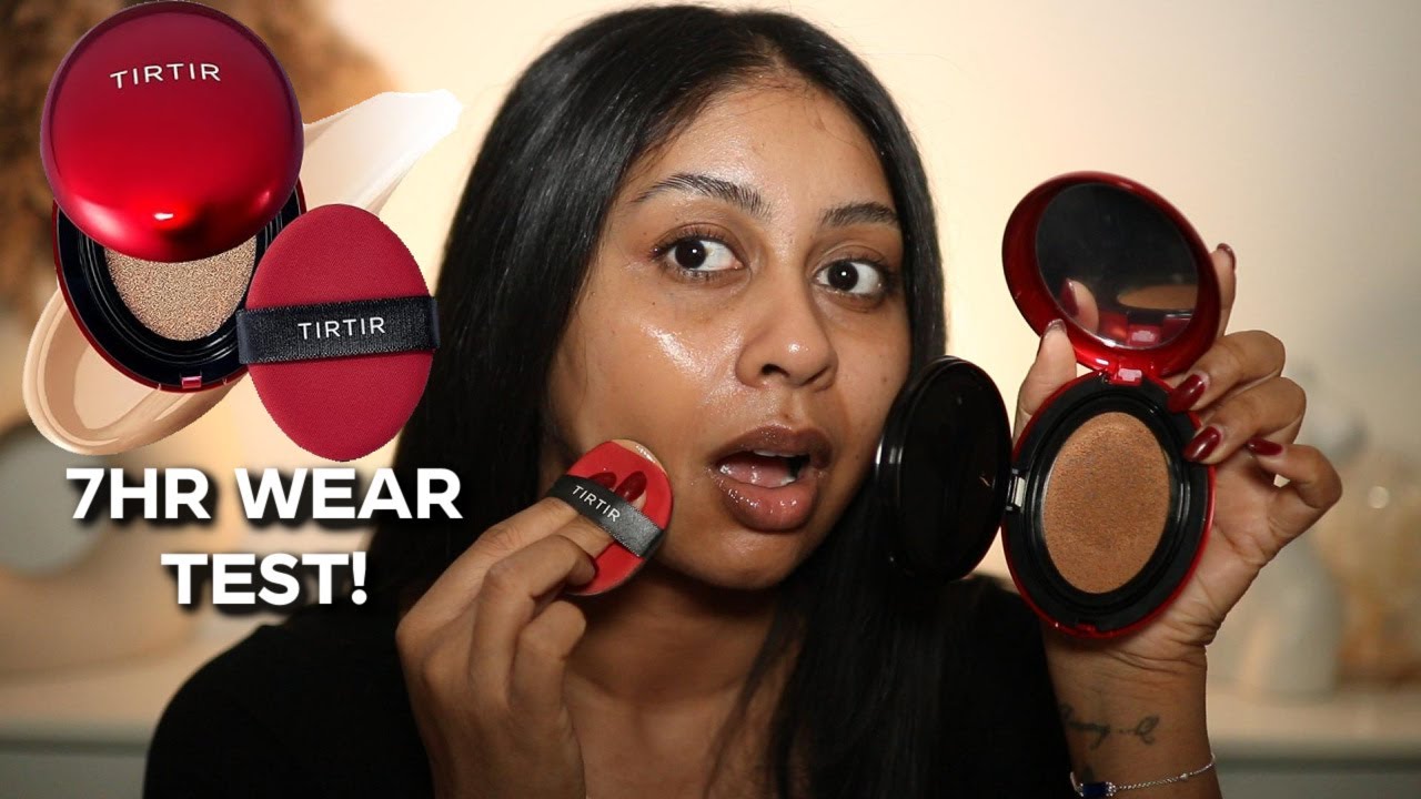 IS THE TIRTIR CUSHION FOUNDATION WORTH ALL THE HYPE?! 7HR WEAR TEST