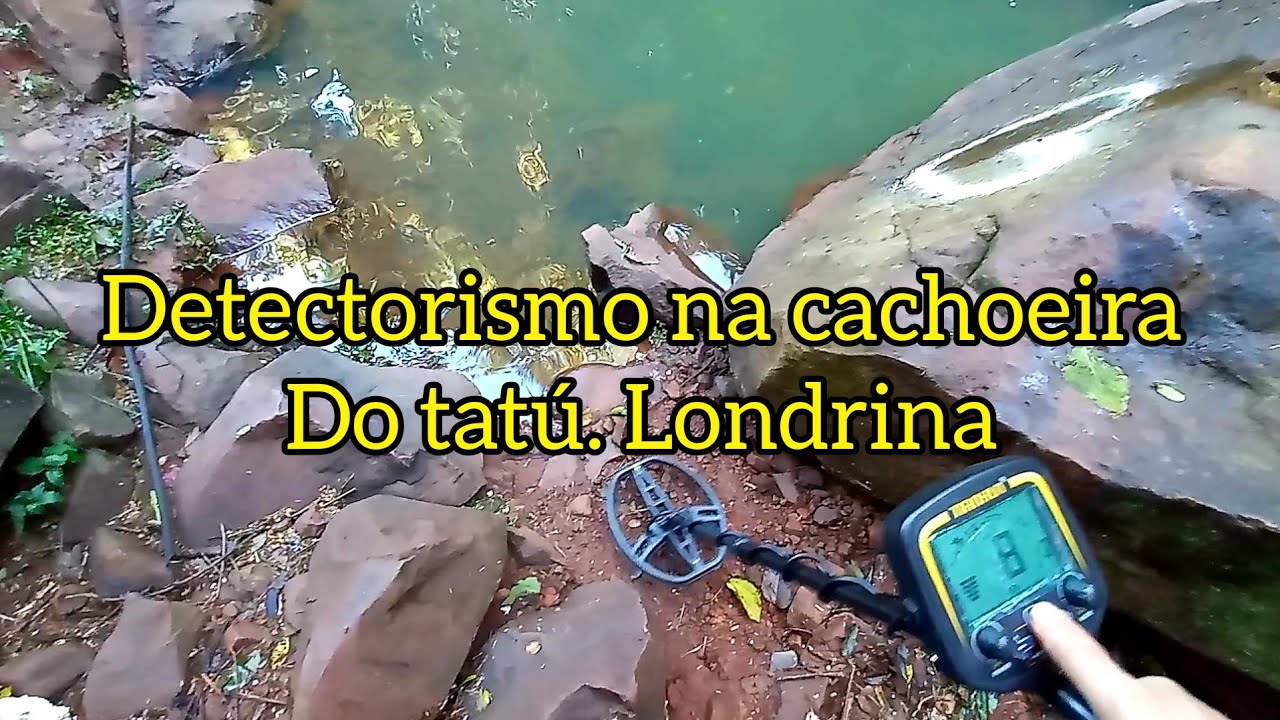 detectorismo na cachoeira do tatú em Londrina. usando detector tx 850