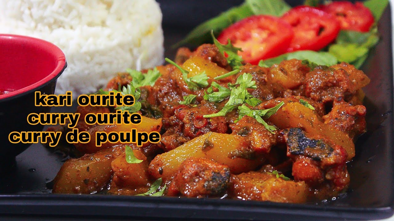 Recette de curry ourite / recette Kari ourite mauricien/ curry de poulpe