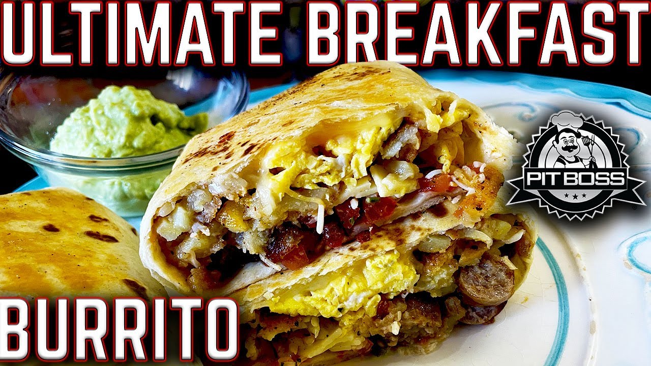 THE ULTIMATE LOADED BREAKFAST BURRITO MADE ON FLAT TOP GRILL! PIT BOSS SIERRA GRIDDLE COOK