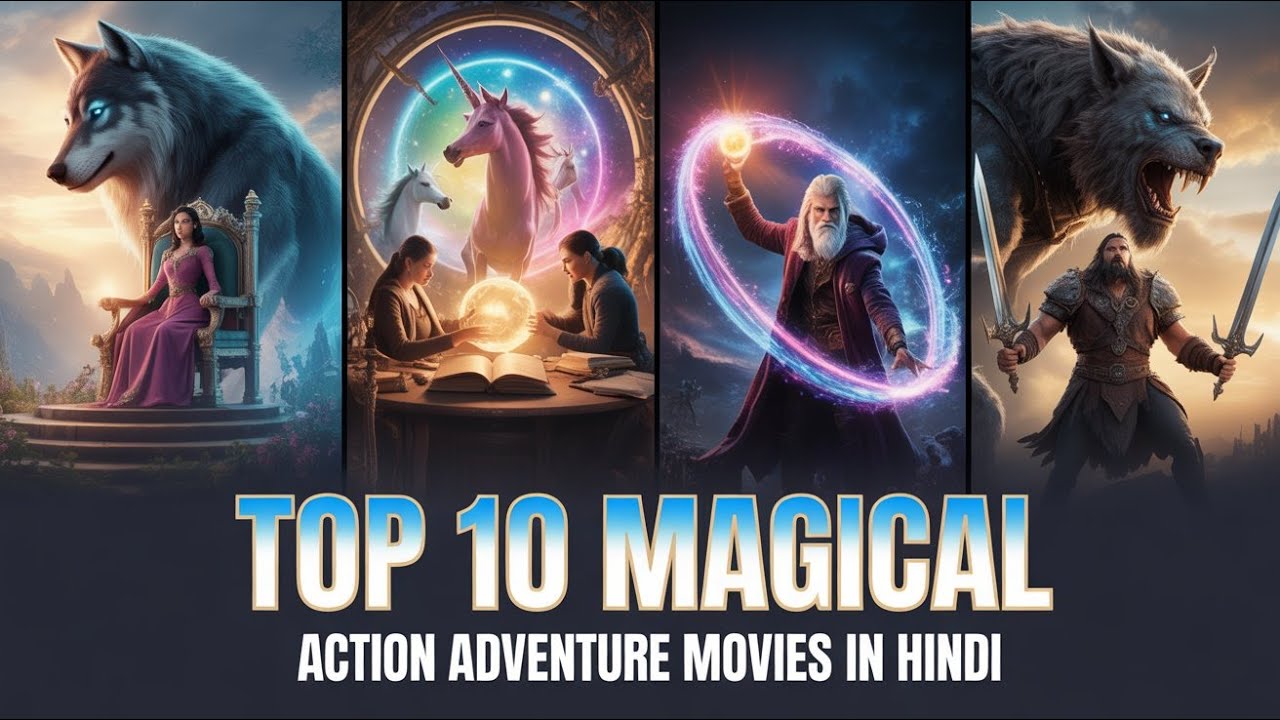 Top 10 Magical fantasy movies in hindi || Fantasy action adventure movies #movie #fantasy