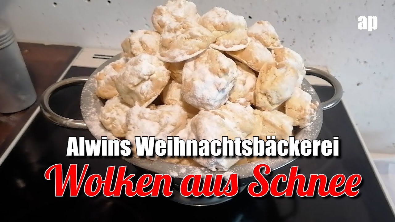 Lecker!... "Wolken aus Schnee" - Alwins Weihnachsbäckerei