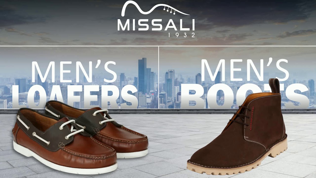 Missali Shoes | Men&rsquo;s Boots | Men&rsquo;s Loafers |  Men&rsquo;s Sneakers | Men&rsquo;s Shoes