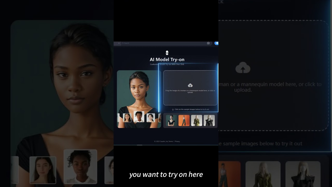 Wow! AI Model Try-on, try it! 