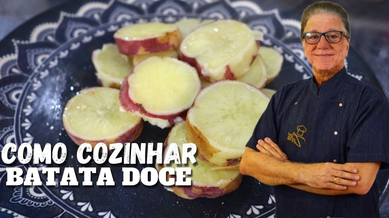 Como cozinhar batata doce | Cozinha básica | Chef Zeca