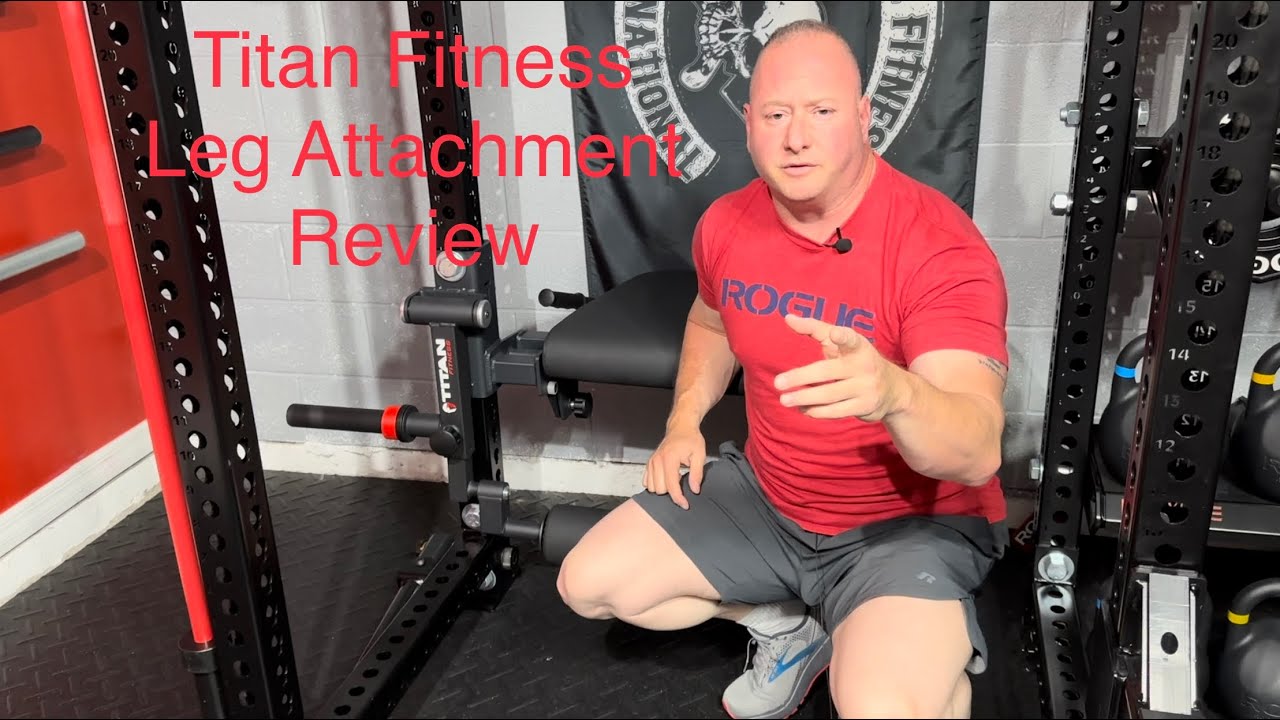 Titan Fitness Leg Attachment for Leg Extensions and Curls.