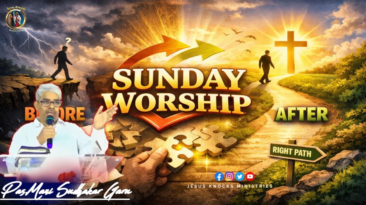 🔴SUNDAY LIVE WORSHIP 1-2-2026 ||PAS MANI SUDHAKAR GARU|| JESUS KNOCKS MINISTRIES CHIRALA