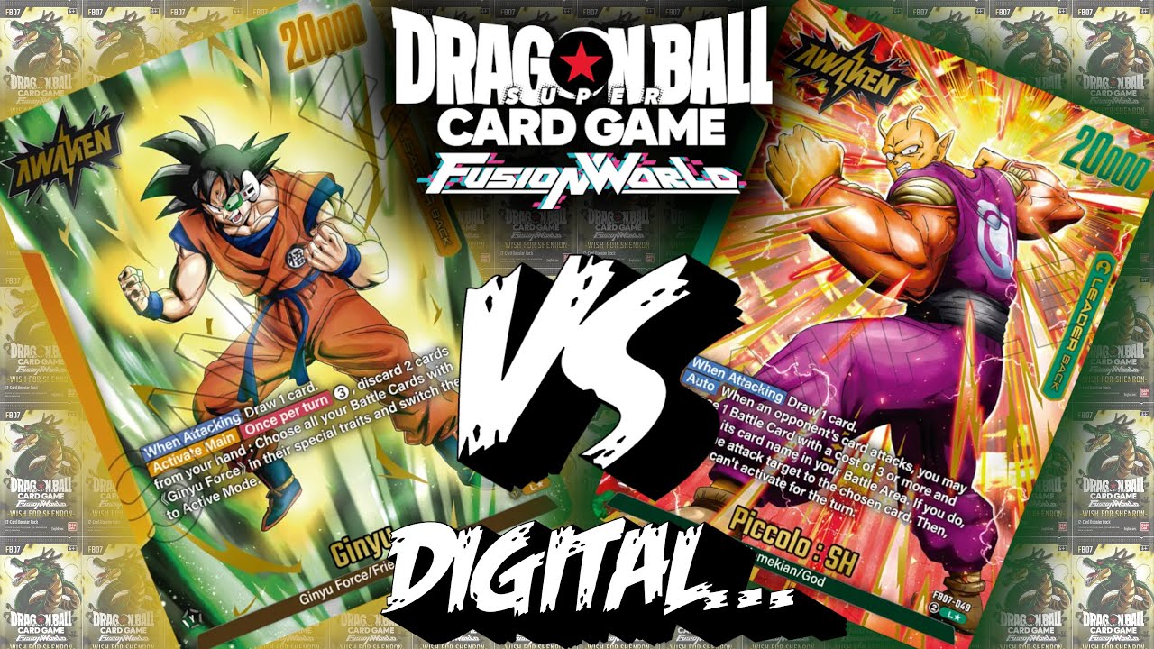 [FB-07] GINYU  vs  PICCOLO:SH| Dragon Ball Super Fusion World Match.