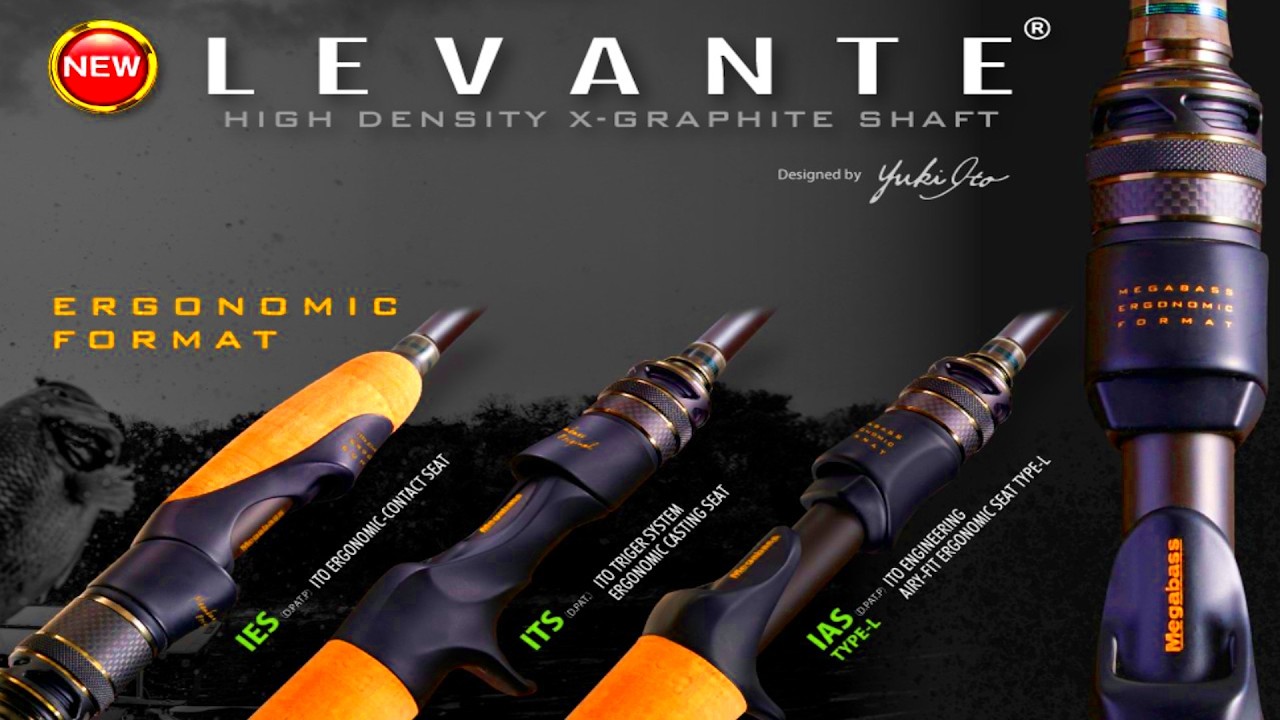 Новые удилища LEVANTE от MEGABASS!!! Скоро в Америке?