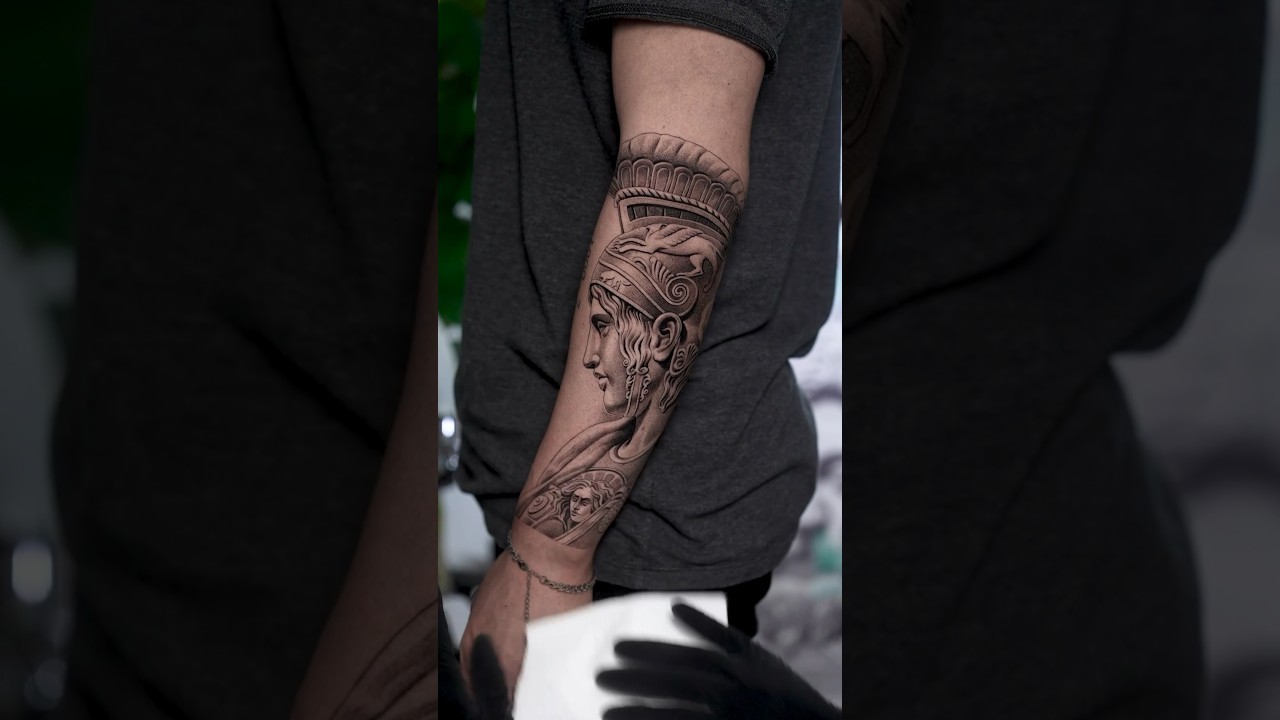 Just finished this huge Apollo forearm Tattoo! Drop a rating in the comments 😤⚔️🔥