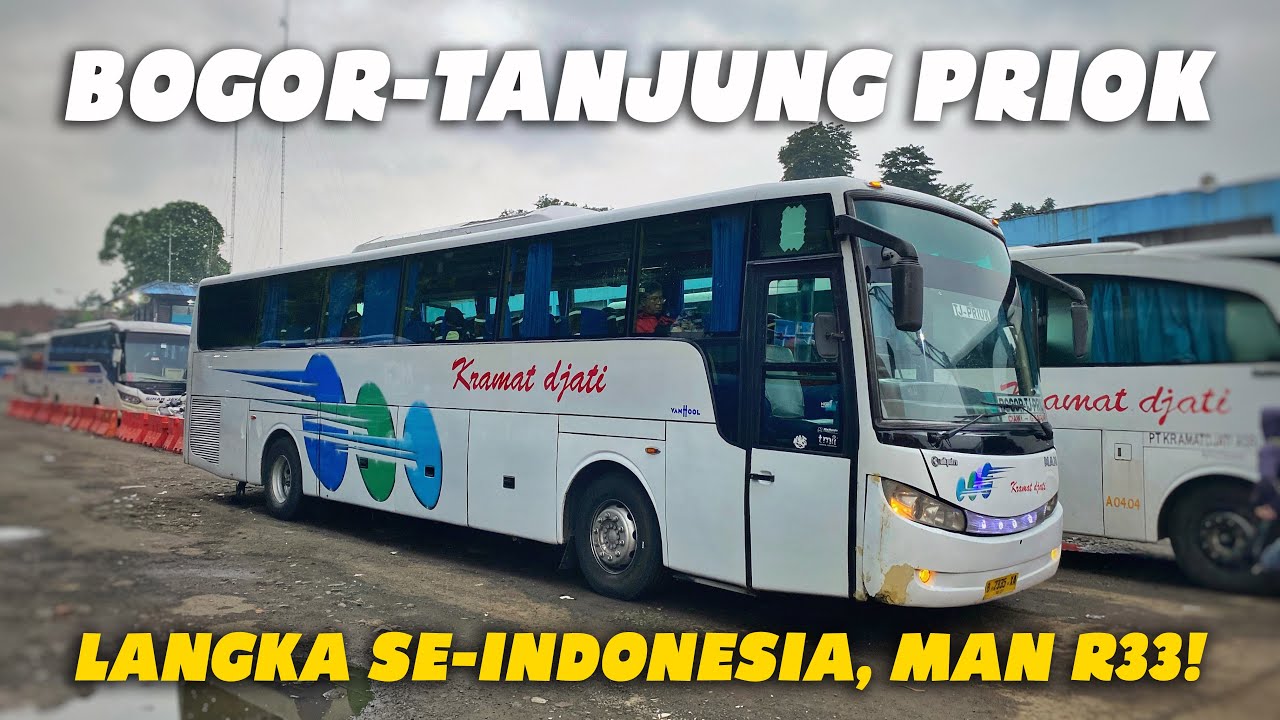 Bus Ekonomi Mewah, Dikasih Toilet dan Smoking Room! Trip Bus KRAMAT DJATI Sasis dan Bodi Langka Nih