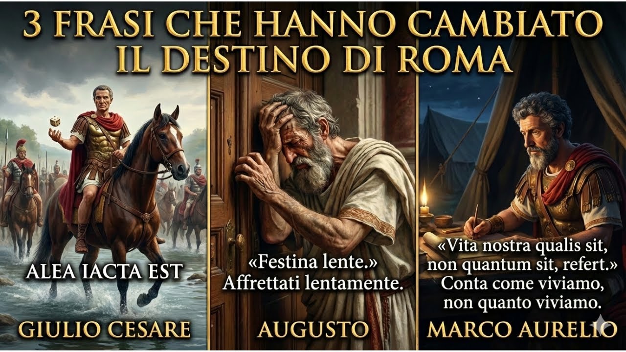 3 FRASI CHE HANNO CAMBIATO IL DESTINO DI ROMA